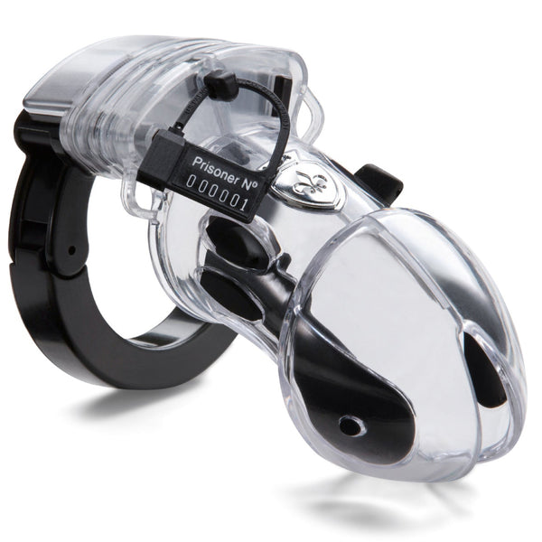 Pubic Enemy No 1 E-Stim Chastity Cock Cage