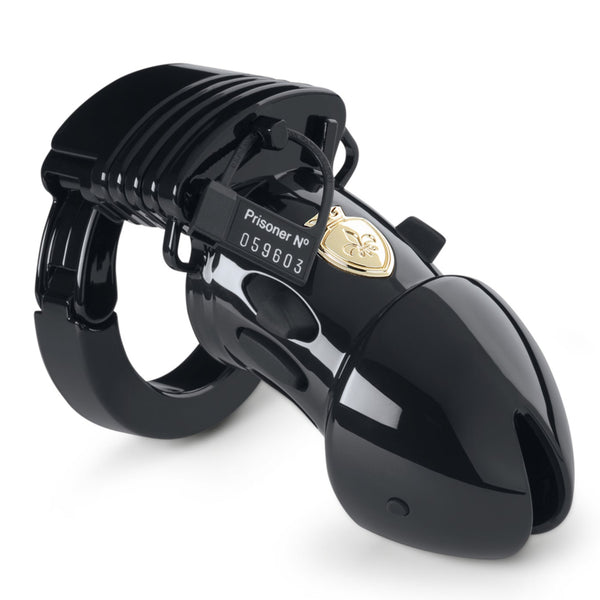 Pubic Enemy No 1 Black Edition E-Stim Chastity Cock Cage