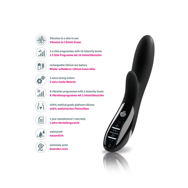 Daring Danny Black Edition E-Stim Vibrator