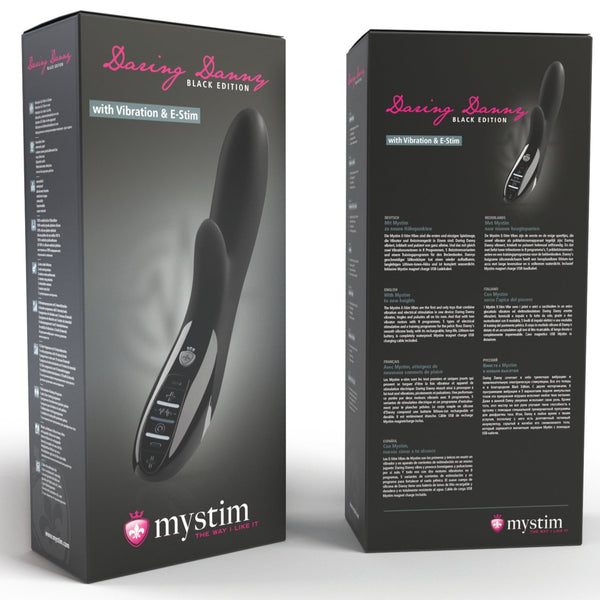 Daring Danny Black Edition E-Stim Vibrator