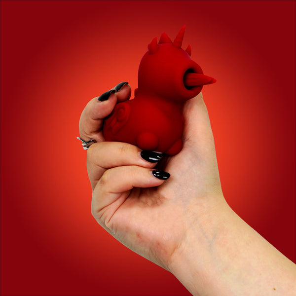 Unihorn Blaze Diablo Swishing Tongue Rechargeable Clitoral Vibrator