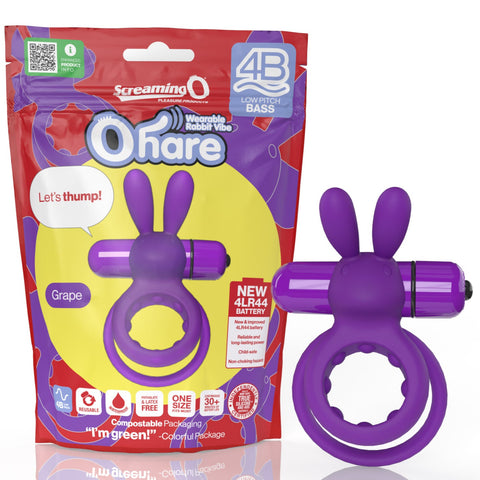 4B OHare Wearable Rabbit Vibe - Grape