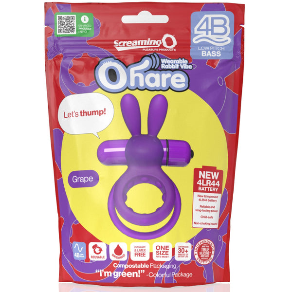 4B OHare Wearable Rabbit Vibe - Grape