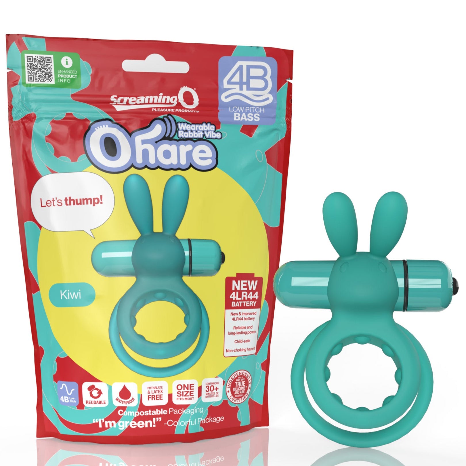 4B OHare Wearable Rabbit Vibe - Kiwi