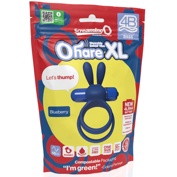 4B OHare XL Wearable Rabbit Vibe - Blueberry
