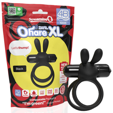 4B OHare XL Wearable Rabbit Vibe - Black