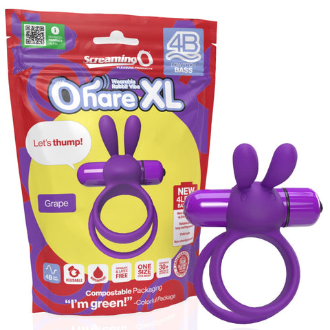 4B OHare XL Wearable Rabbit Vibe - Grape