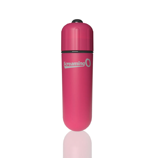 4T Super Powered One Touch Vibrating Bullet - Strawberry