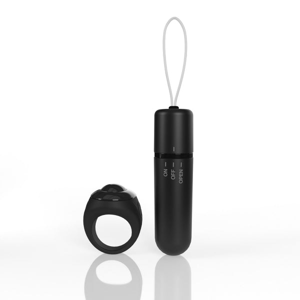 4T My Secret Tickle & Tease Remote Control Panty Vibe - Black