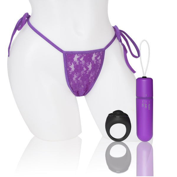 4T My Secret Tickle & Tease Remote Control Panty Vibe - Grape