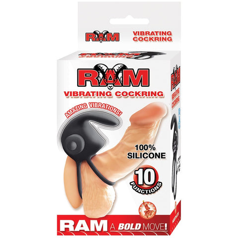 Ram Vibrating Silicone Cockring