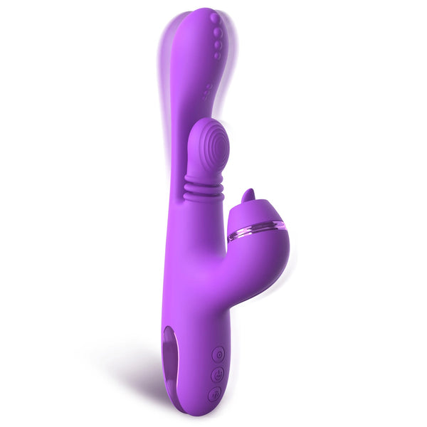 Fantasy For Her Rechargeable IntiMotion Pulse Pro Vibrator with FlickerFlow Clitoral Stimulator