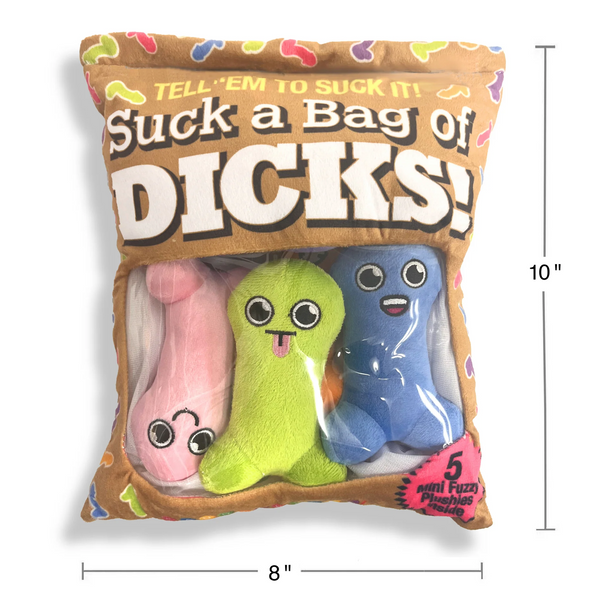 Suck a Bag of Dicks Plushy Pillows