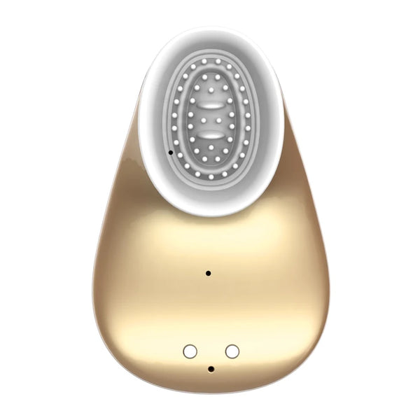 Twitch Innovation Hands-Free Suction & Vibration Clitoral Stimulator - Gold