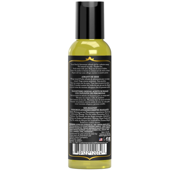 Sex Magnet Vanilla Amber Pheromone Massage Oil - 59ml