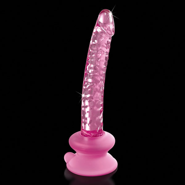 Icicles No. 86 Glass Dildo with Suction Base