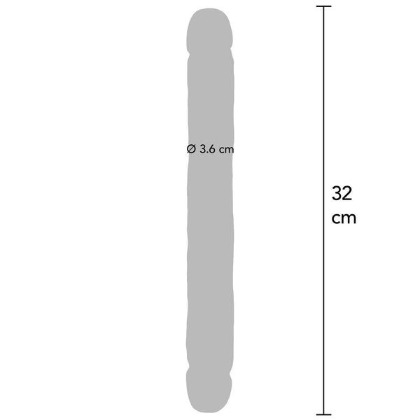 GET REAL 12" Vital Skin Technology JR. Double Dong