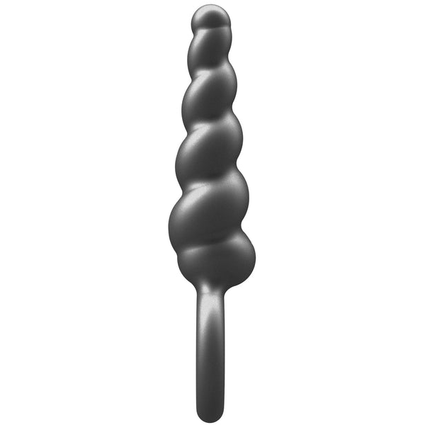 BUTTOCKS The Screw Metallic Silicone Anal Plug
