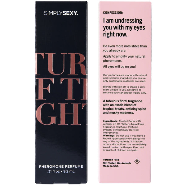 SIMPLY SEXY Confessions Collection Turn Off The Lights Pheromone Infused Perfume Spray - 9.2ml