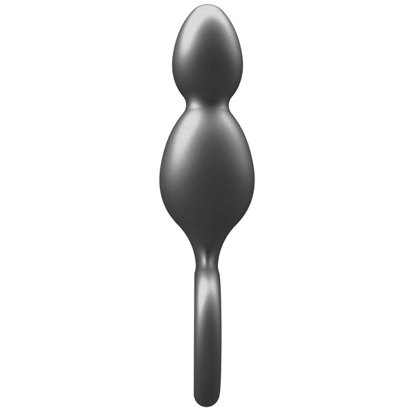 BUTTOCKS The Plugger Metallic Silicone Anal Plug