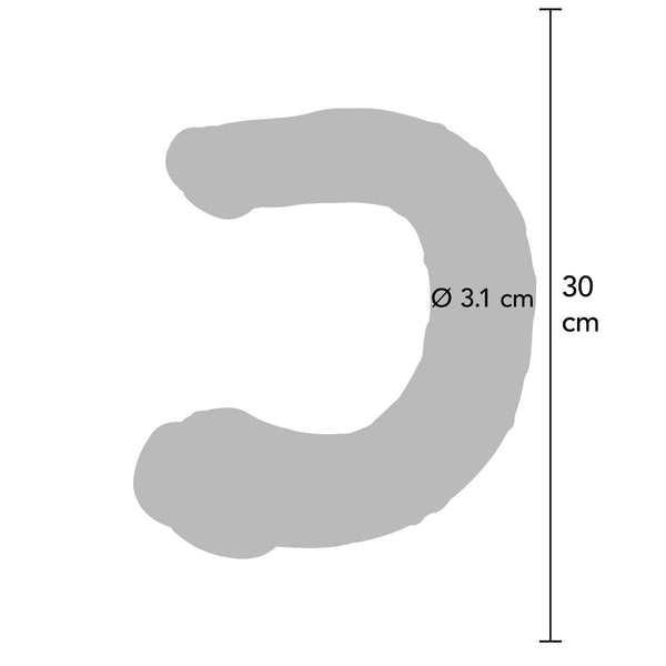 GET REAL Realistic Mini Silicone Double Dong