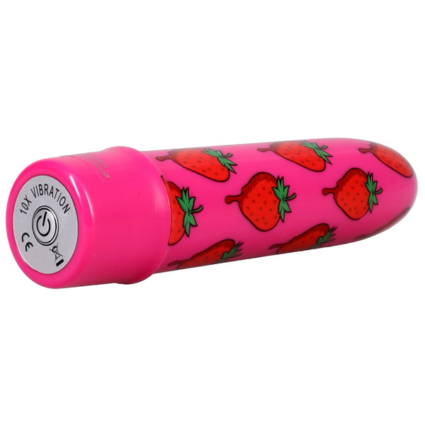 GoodHead Buzz Buddies 5" Muti-Speed Vibe - Strawberries