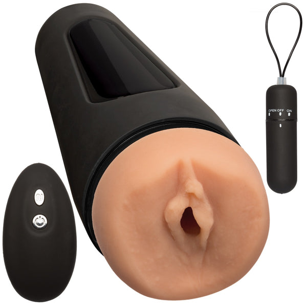 Doc Johnson Main Squeeze The Original Vibro ULTRASKYN Pussy Masturbator - Extreme Toyz Singapore - https://extremetoyz.com.sg - Sex Toys and Lingerie Online Store - Bondage Gear / Vibrators / Electrosex Toys / Wireless Remote Control Vibes / Sexy Lingerie and Role Play / BDSM / Dungeon Furnitures / Dildos and Strap Ons &nbsp;/ Anal and Prostate Massagers / Anal Douche and Cleaning Aide / Delay Sprays and Gels / Lubricants and more...