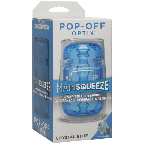 Doc Johnson Main Squeeze POP-OFF OPTIX - Crystal Blue - Extreme Toyz Singapore - https://extremetoyz.com.sg - Sex Toys and Lingerie Online Store - Bondage Gear / Vibrators / Electrosex Toys / Wireless Remote Control Vibes / Sexy Lingerie and Role Play / BDSM / Dungeon Furnitures / Dildos and Strap Ons &nbsp;/ Anal and Prostate Massagers / Anal Douche and Cleaning Aide / Delay Sprays and Gels / Lubricants and more...
