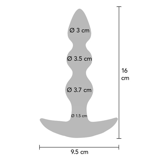 BUTTOCKS The Bold Trembling Remote Controlled Rechargeable Butt Plug