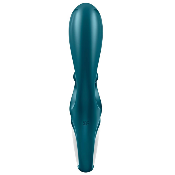 Hug Me Connect App Rabbit Vibrator - Blue/Gray