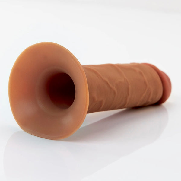 Fantasy X-Tensions Elite 9" Hollow Silicone Strap-On - Brown