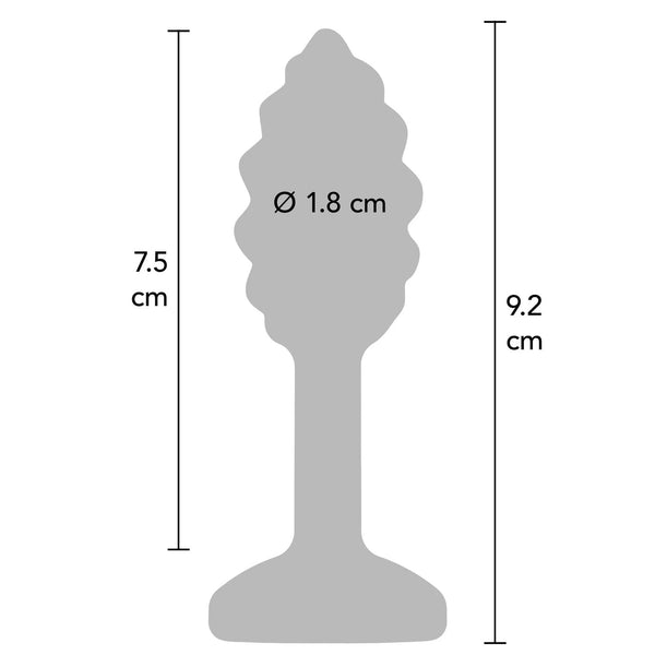 ANAL PLAY Swirl Silicone Butt Plug