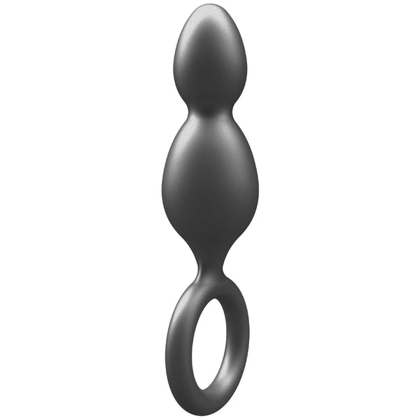 BUTTOCKS The Plugger Metallic Silicone Anal Plug