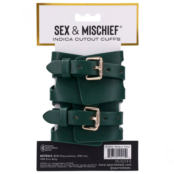 Sex & Mischief: Indica Cutout Cuffs
