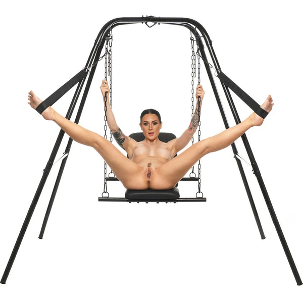 Throne Adjustable Sex Swing with Stand