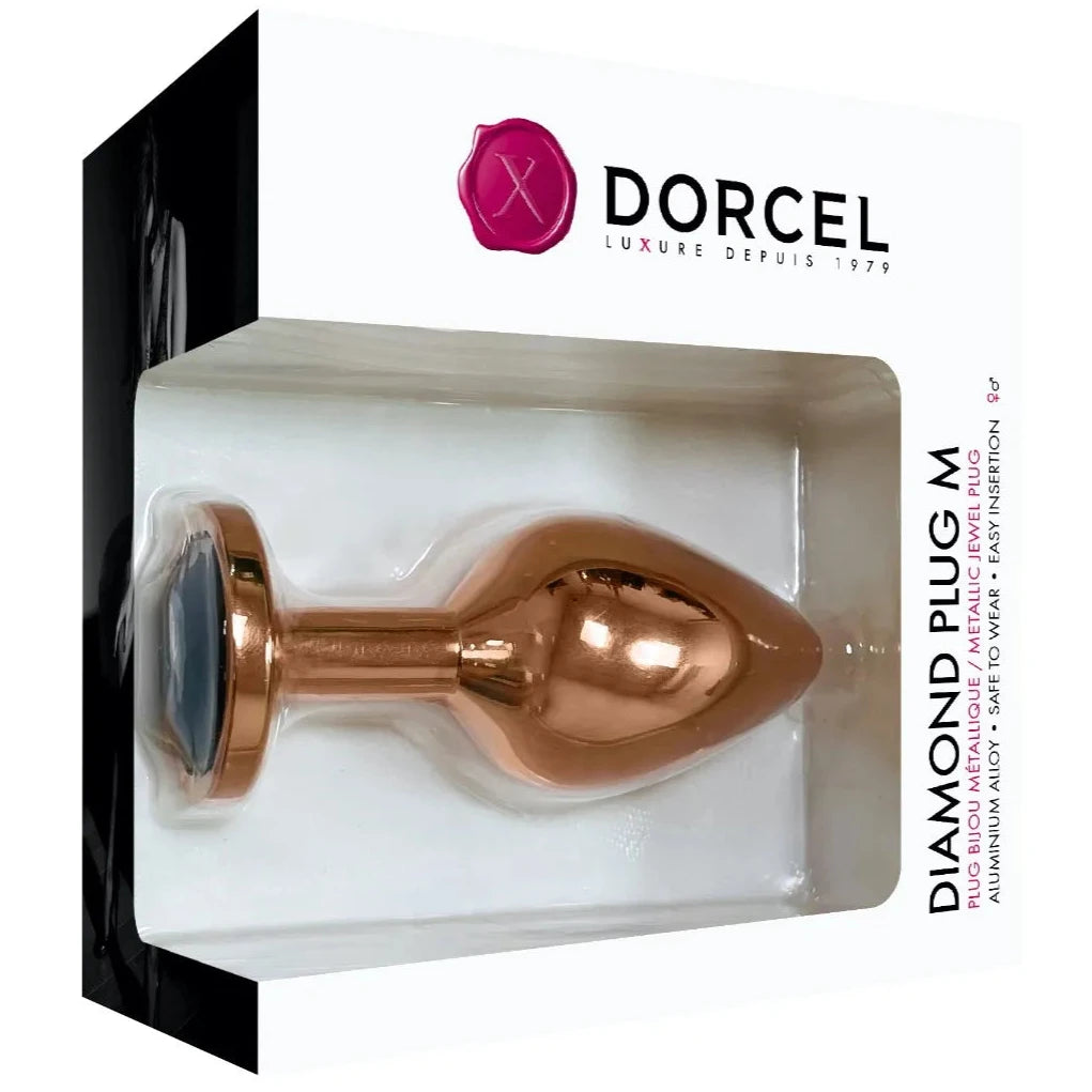 Diamond Metal Anal Plug - Size M