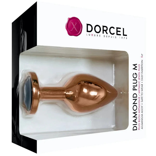 Diamond Metal Anal Plug - Size M