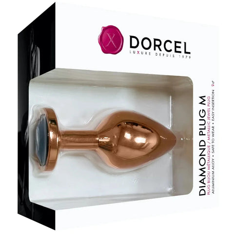 Diamond Metal Anal Plug - Size M