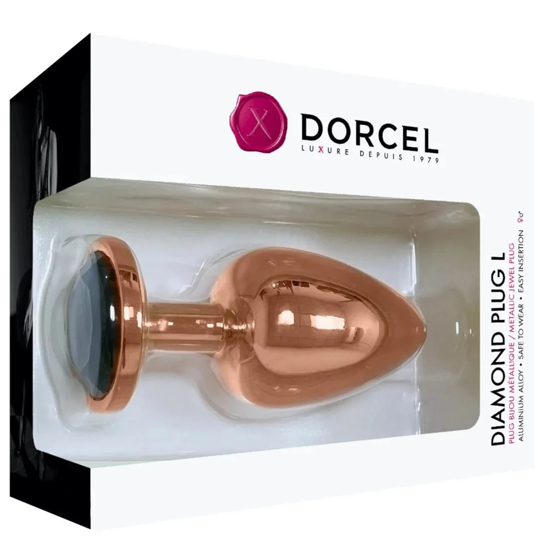 Diamond Metal Anal Plug - Size L