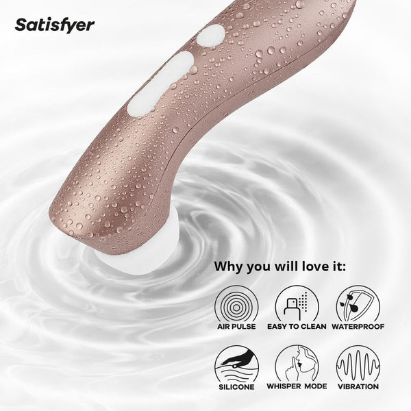 Pro 2+ Air Pulse & Vibration Stimulator - Rose Gold