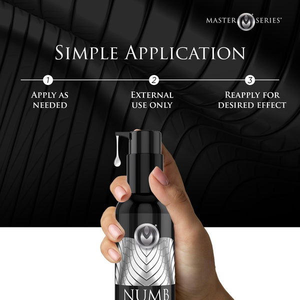 Numb Desensitizing Water Based Lubricant 8 oz.