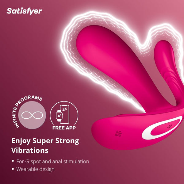 Top Secret+ Connect App Ergonomically Shaped Wearable G-Spot Vibrator