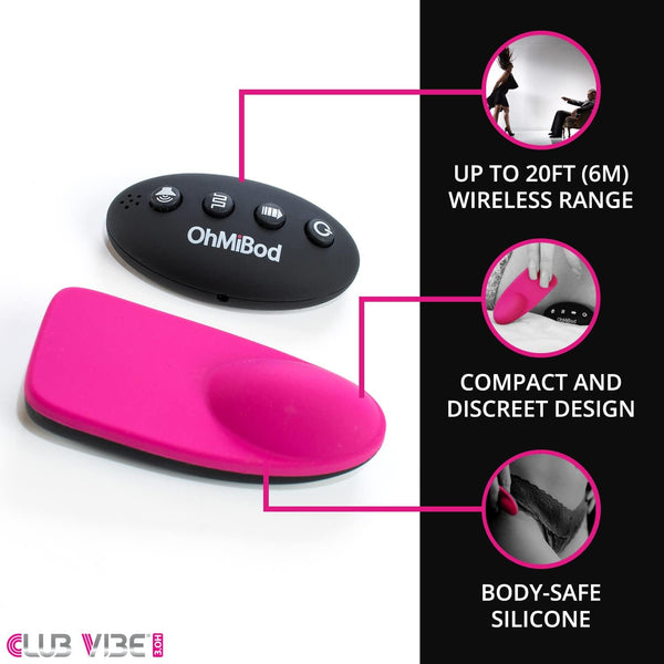 Club Vibe 3.OH Remote Control  Wearable Panty Vibe