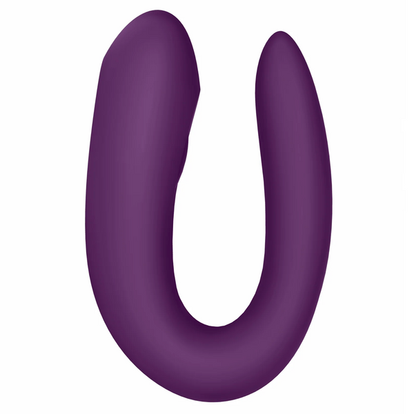 Double Joy Connect App Partner Vibrator - Violet