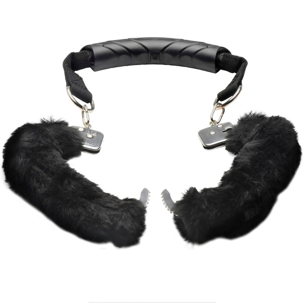 The Handler Furry Handcuffs with Handle