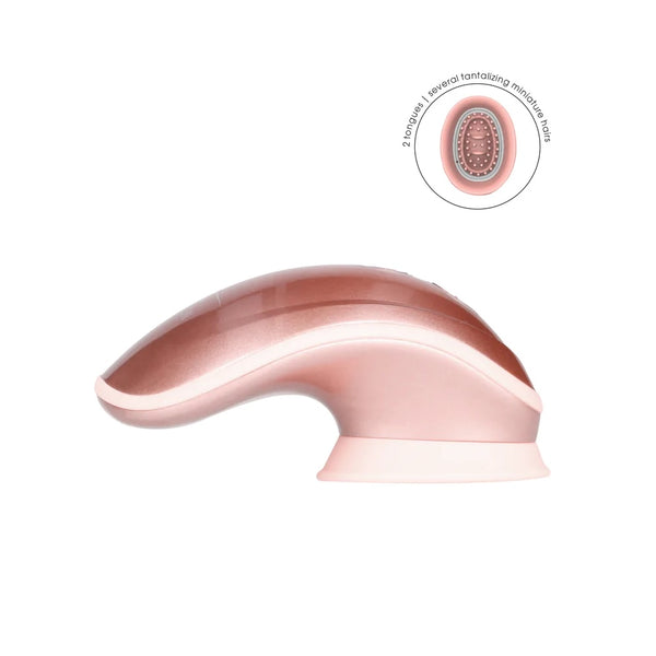 Twitch Innovation Hands-Free Suction & Vibration Clitoral Stimulator - Rose Gold