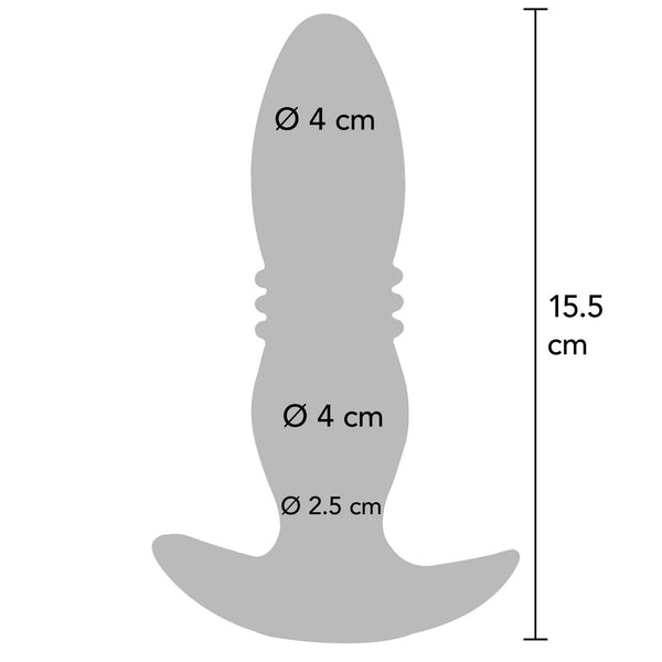 BUTTOCKS The Tough Thrusting Remote Controlled Rechargeable Butt Plug