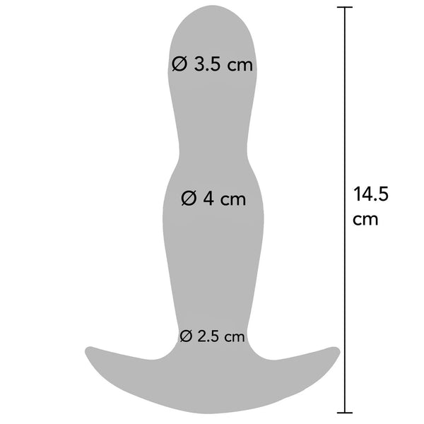 BUTTOCKS The Stout Inflating & Vibrating Remote Controlled Rechargeable Butt Plug