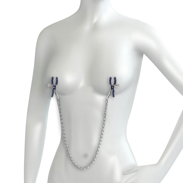 Me You Us Squeeze & Please Nipple Clamps With Chain - Extreme Toyz Singapore - https://extremetoyz.com.sg - Sex Toys and Lingerie Online Store