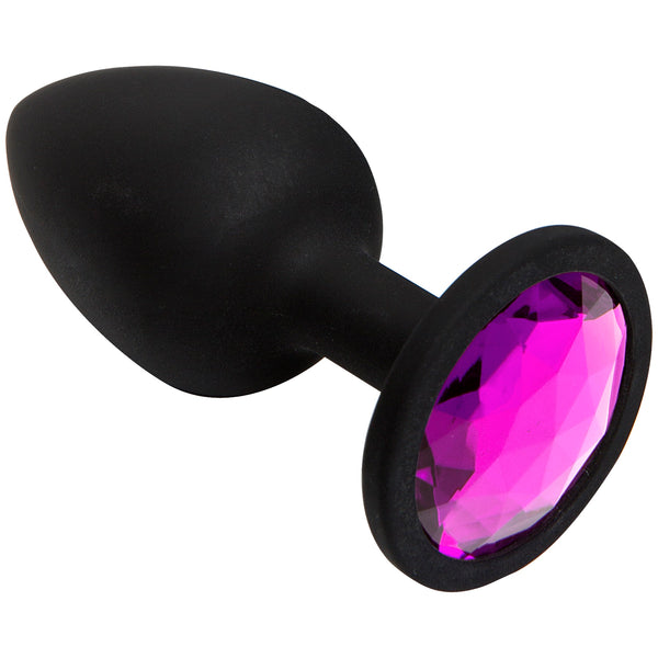 Doc Johnson Booty Bling Jeweled Wearable Small Silicone Plug - Pink - Extreme Toyz Singapore - https://extremetoyz.com.sg - Sex Toys and Lingerie Online Store - Bondage Gear / Vibrators / Electrosex Toys / Wireless Remote Control Vibes / Sexy Lingerie and Role Play / BDSM / Dungeon Furnitures / Dildos and Strap Ons &nbsp;/ Anal and Prostate Massagers / Anal Douche and Cleaning Aide / Delay Sprays and Gels / Lubricants and more...